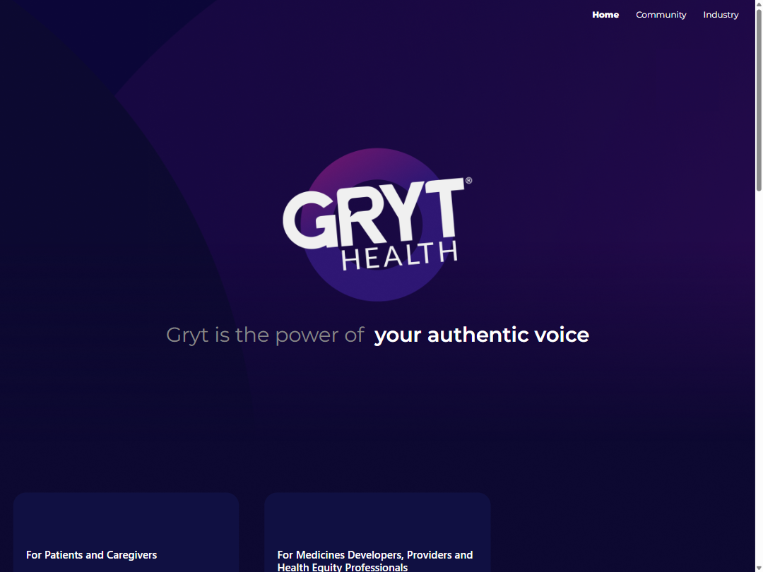 Screenshot of grythealth.com