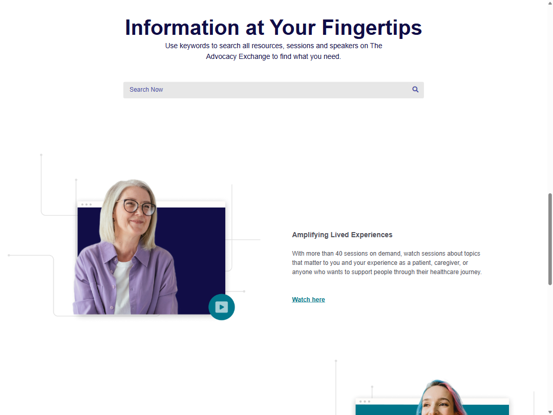 Screenshot of theadvocacyexchange.com
