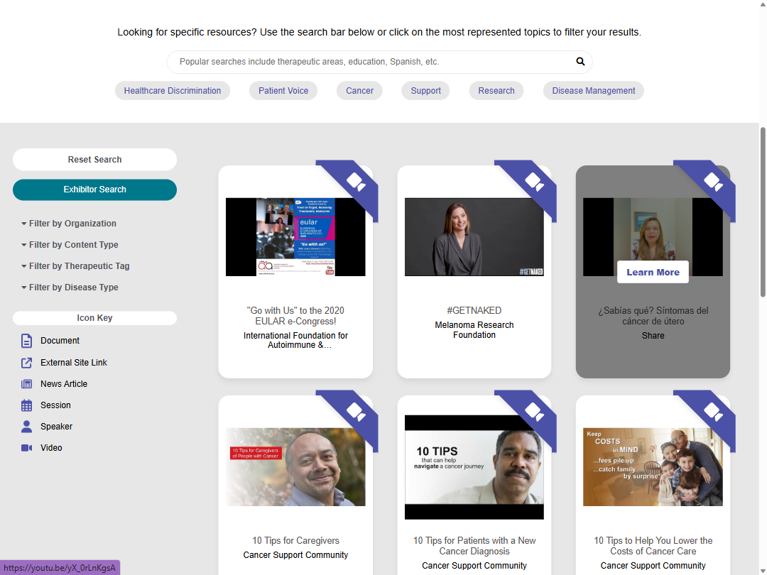 Screenshot of theadvocacyexchange.com