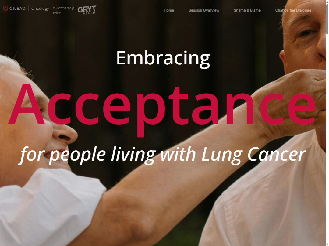 Screenshot of lungcanceracceptance.com