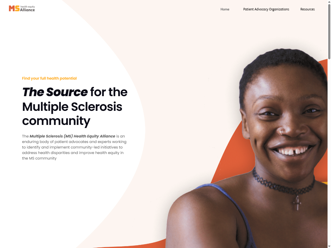 Screenshot of mshealthequityalliance.com